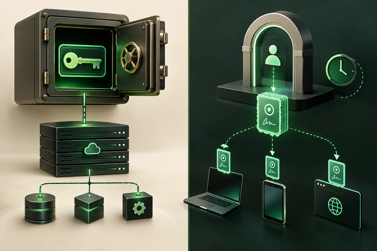 Illustration for API keys vs JWTs: choosing the right SendAfrica credential