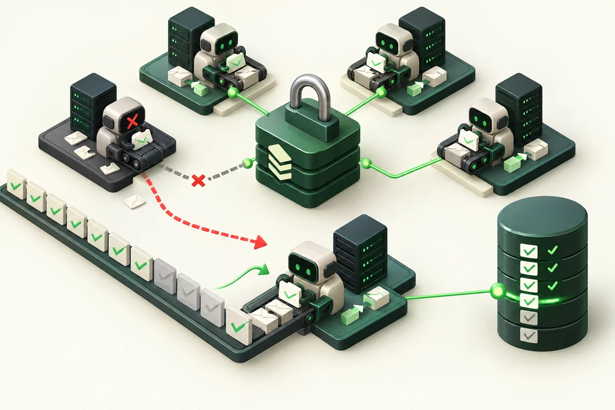 Illustration for Crash-resume: how the campaign worker avoids duplicate recipients