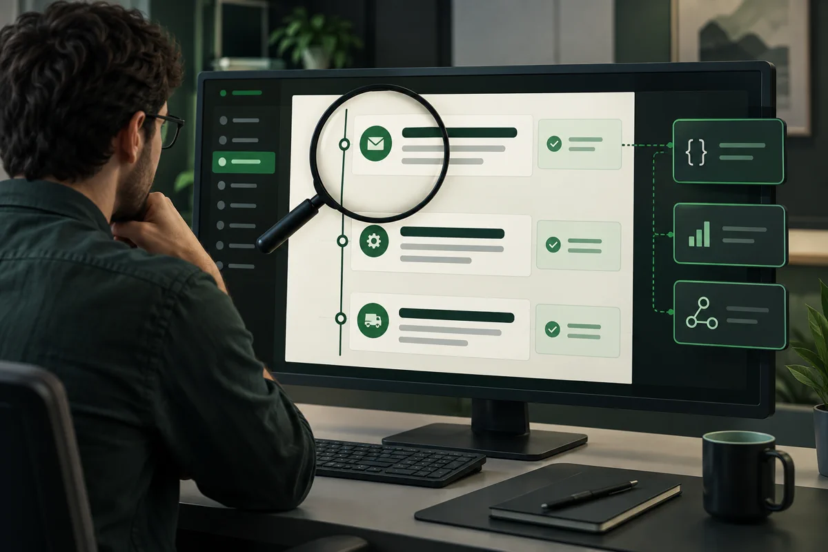 Illustration for Debugging delivery with message logs