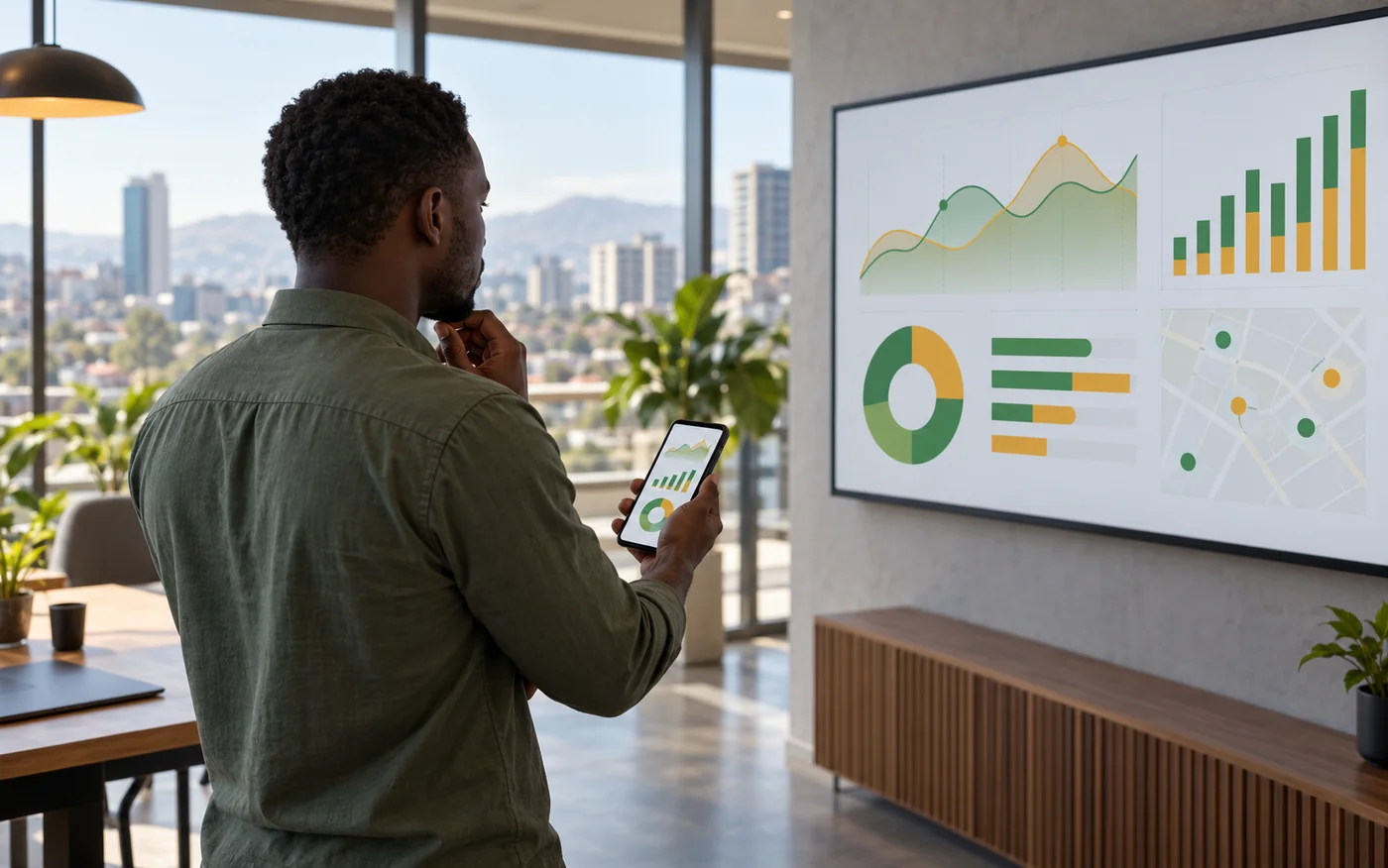 Customer support agent reviewing message delivery activity on a computer
